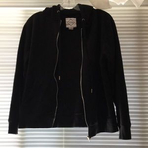 Men’s XL black Zip hoodie